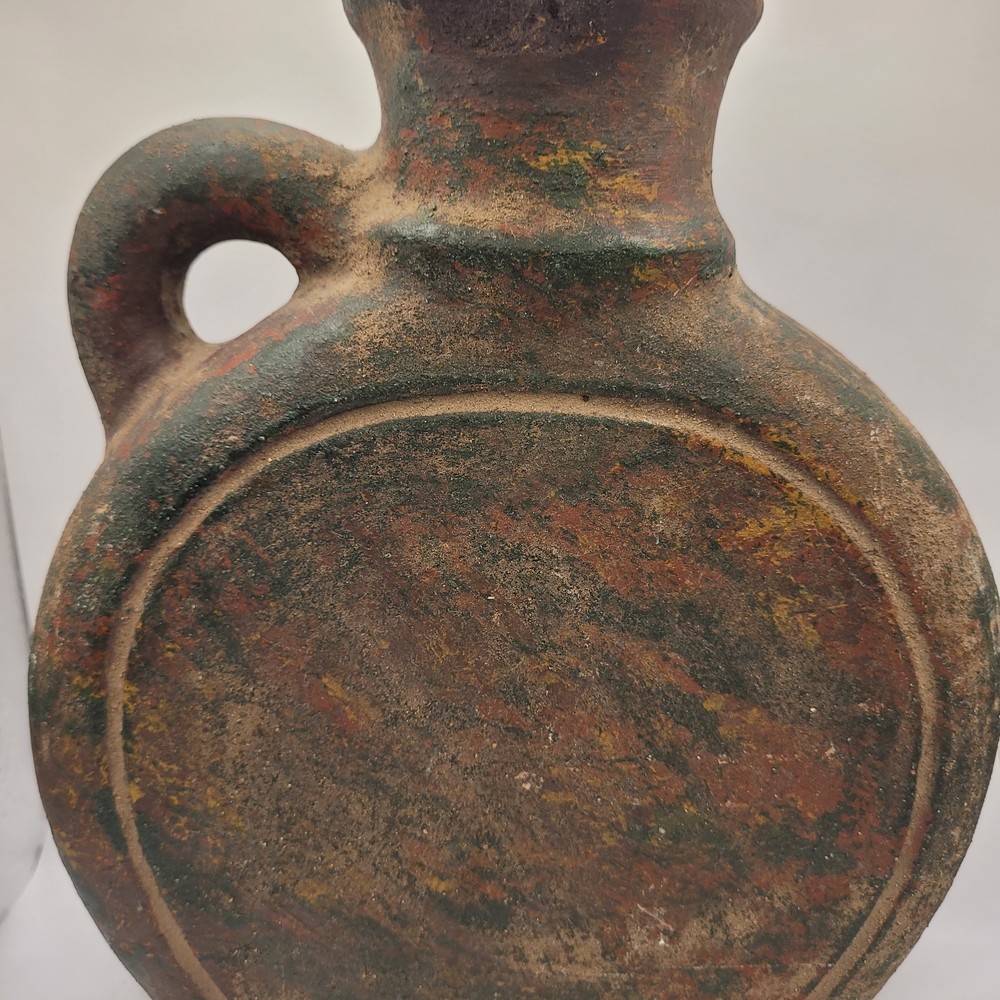 Rustic Multicolor Ceramic Vase - Picture 2 of 4